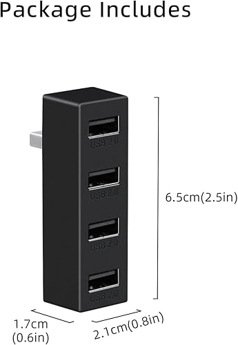 Miniatura 8 de Mcbazel Hub USB 2.0 de 4 puertos para Xbox Series XS, adaptador de expansión portátil de alta velocidad, accesorios compatibles con consola Xbox
