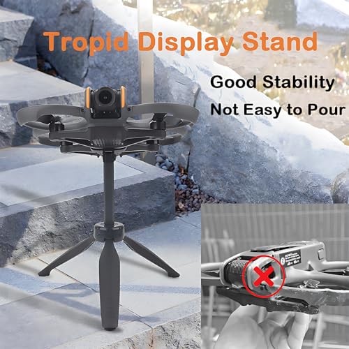 Image of Drone Display Stand for DJI Avata 2,Tripod Desktop Display Stand,Base Holder,Stable Base Mount for DJI Avata 2,FPV Drone Accessories(Tool-Free Installation)