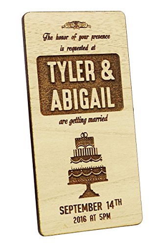 Mariage rustique save the date en bois à offrir à vos invités