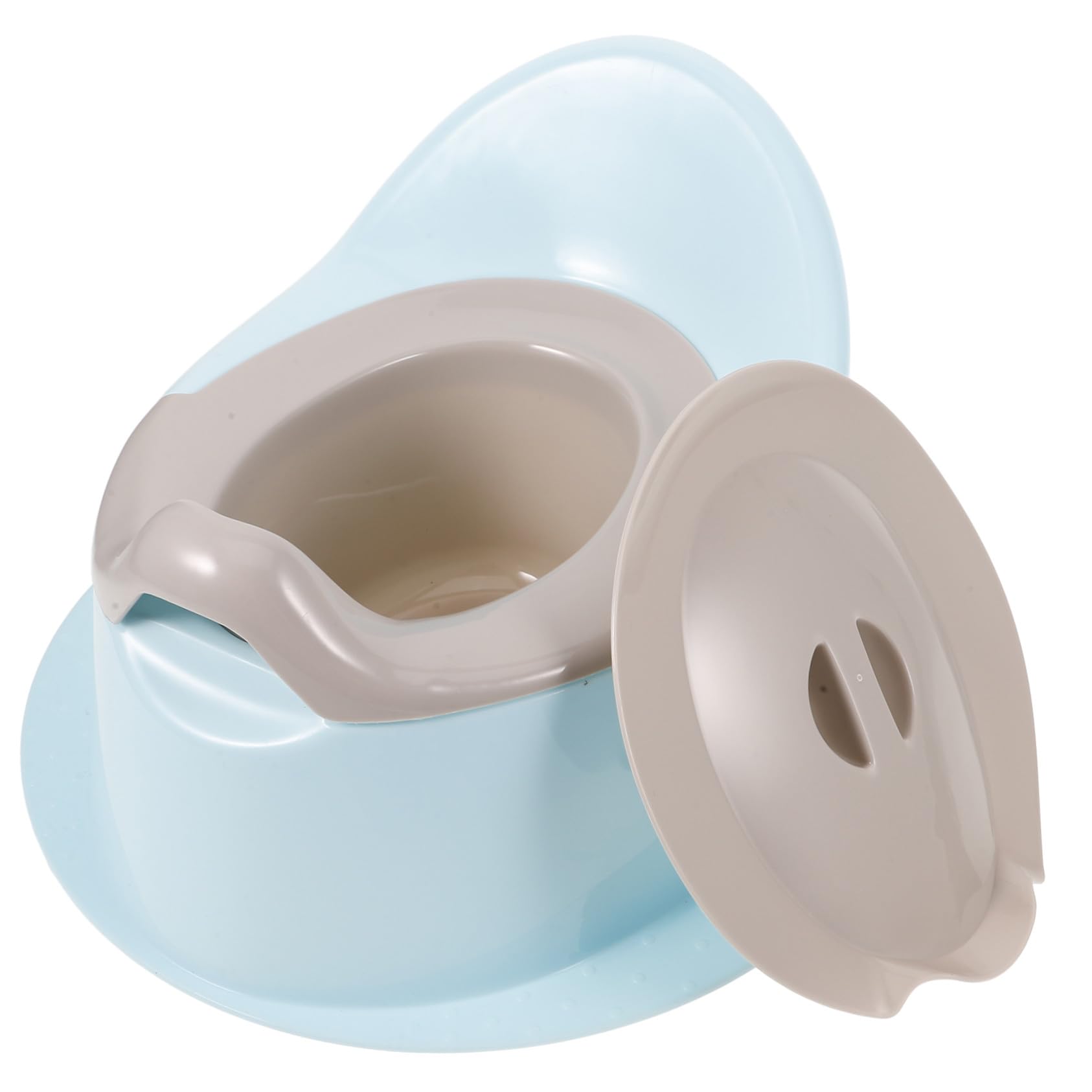 Abaodam Inodoro de Entrenamiento Portátil Orinal Infantil de Plástico Ligero y Cómodo para Niños Pequeños Adecuado para Viaje y Uso en Baño