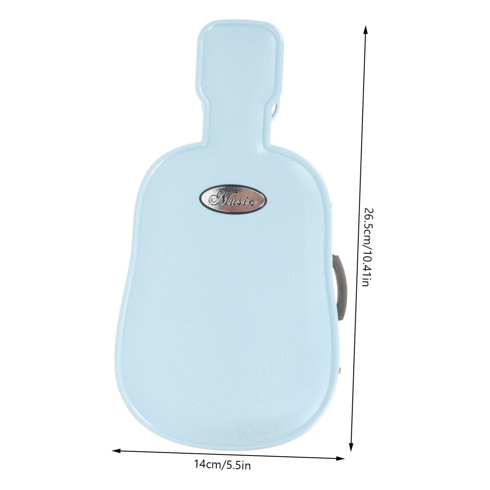 IMIKEYA Music Lovers' Violin Musical Box Acrylic Makeup Bag for Boys and Girls