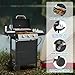 Endark Propane Gas Grill 3-Burner,26,000 BTU Stainless BBQ Grill with Porcelain-Enameled Cooking Grates,Built-In Thermometer,Includes Side Shelf and Wheels,Ideal for Backyard,Patio,Outdoor Cooking