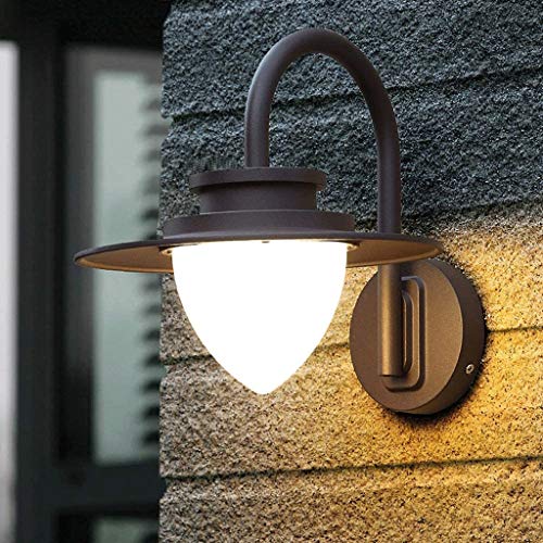 Lampe murale extérieure étanche E27 lumineuse led en fer de style simple