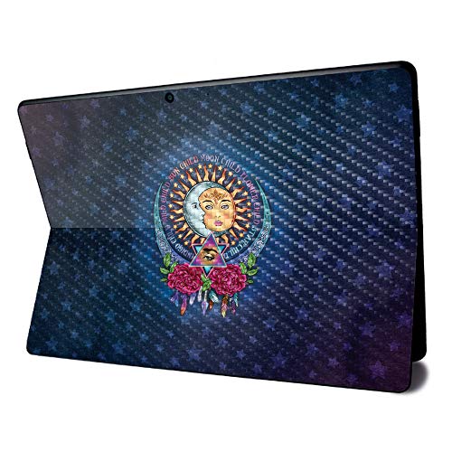 Image of MightySkins Carbon Fiber Skin for Microsoft Surface Pro X - Star Child | Textured Carbon Fiber Finish | Easy to Apply, Remove, and Change Styles | Made in The USA