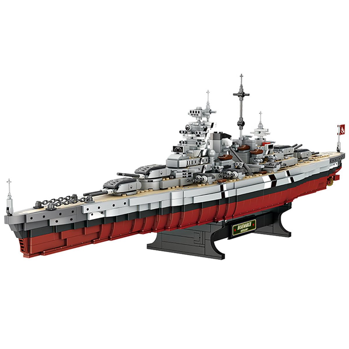 Amazon.com: Gonli Bismarck Battleship Building Blocks Set