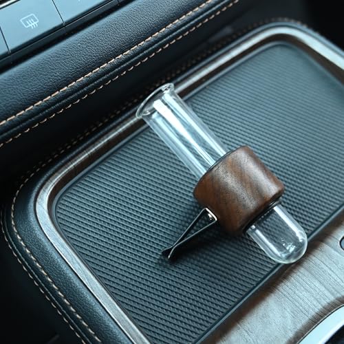 Image of Car Propagation Vase Vent Clip, Car Plant Flower Holder with Glass Tube