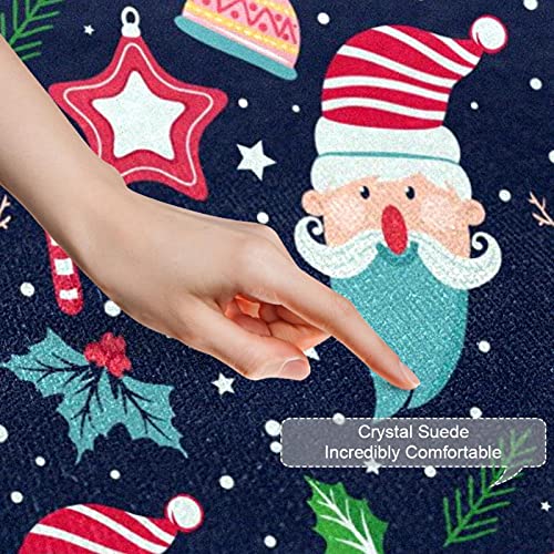 Tapis de porte lavable en machine style flocon de neige de Noël