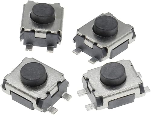 Miniatura 2 de TONONE Micro Switch 100PCSLOT 3 * 4 * 2 mm SMD Switch 4 Pin Touch Micro Switch Tact Push Button Switches 3x4x2H Mini Buttons
