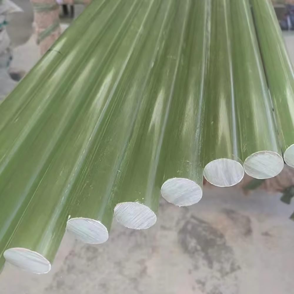Asta in fibra di vetro G10 FR4 - Aste isolanti in fibra di vetro verde chiaro (diametro 6-45 mm, lunghezza 50 cm) 1 pezzo(Diameter 8mm)