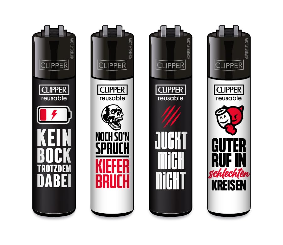 Clipper Feuerzeug Quartal 1/2025 (Sprüche #2)