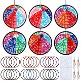 Diverse Beach Ball Paper Crafts: Our summer beach ball crafts come in sets of 24 with 6 vibrant colors, including green, blue, navy, pink, red and orange. With 4 pieces per style, the ample quantity allows you to mix, match and share with friends, fa...