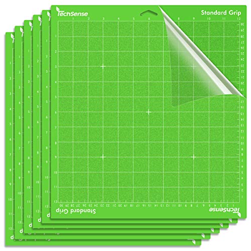 TechSense Standard Grip Cutting Mat for Cricut Maker/Explore Air 2/Air/One (12