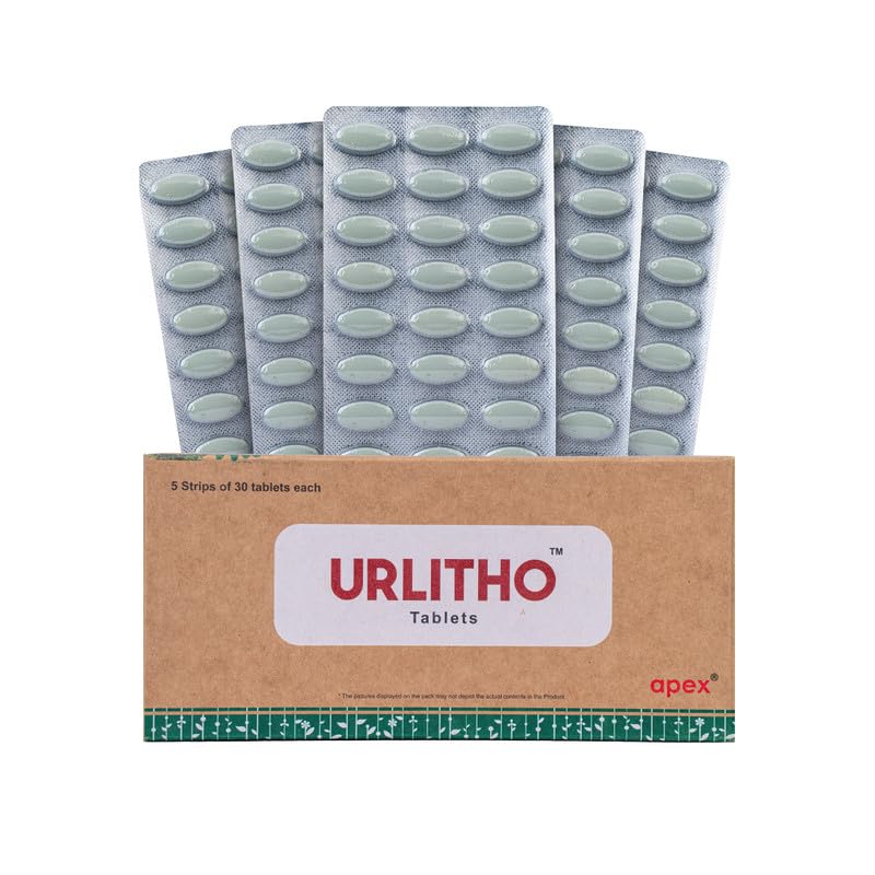 Image of Green Milk Urlitho Tablets | Ayurvedic Urinary Care Supplement | Supports Kidney Wellness & Healthy Urine Flow | Helps Maintain Detox Balance, Fluid Regulation & Urinary Comfort | Herbal Kidney Support Formula | 5x30 Tablets