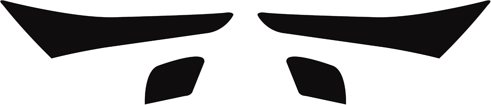Pre-Cut Headlight Foglight Tint Kit Compatible with Buick Envista 2024-2025 | Precision Cut Stretchable PPF Vinyl Overlay Cover Wrap Dark Smoke