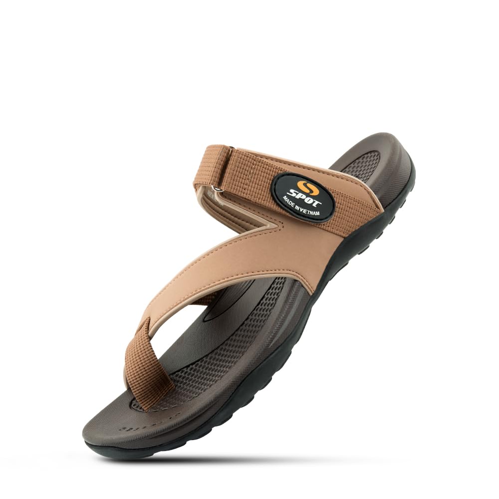 Slippers for men with Premium P.U. nubuck | Supreme Grip | SS-75