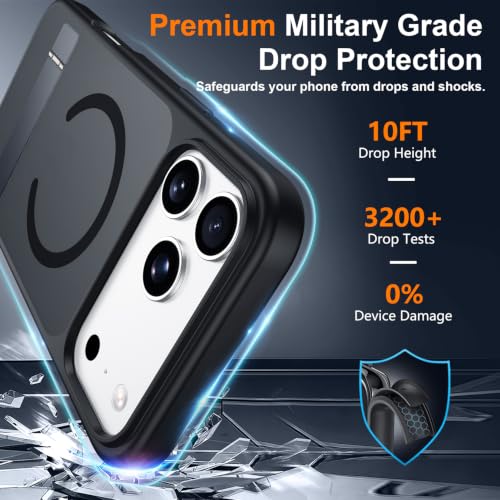 Coque magnétique pour iPhone Pro Max béquille pour éviter les bris d'écran