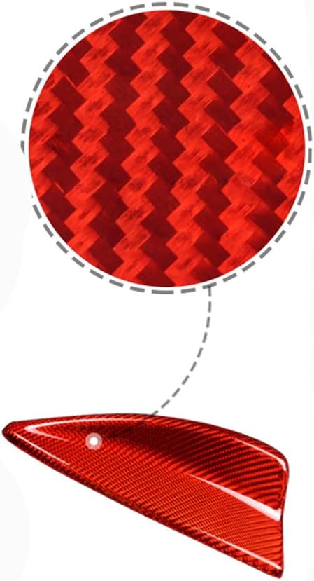 Red Carbon Fiber Shark Fin Antenna Cover Trim Fit for BMW 1 3 Series M3 E82 E46 E90