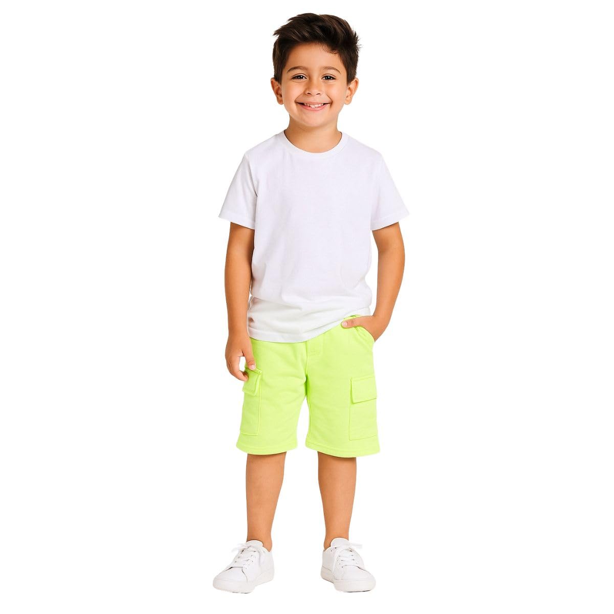Kit 2 Bermudas Infantil Moletinho Bolsos Listrada E Amarelo em promoção! Veja a oferta e mais achadinhos de Meninos 4 Hoje é o melhor dia para comprar Kit 2 Bermudas Infantil Moletinho Bolsos Listrada E Amarelo com aquele preço maroto! Promoção! Aproveite a oferta! 4