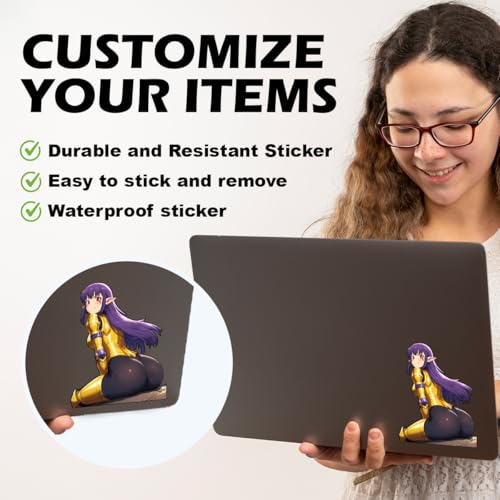 Image of Solo Leveling Peeker Anime Manga Decal Water Resistant Sticker Indoor Use Ideal for Laptop Window (Esil 1)
