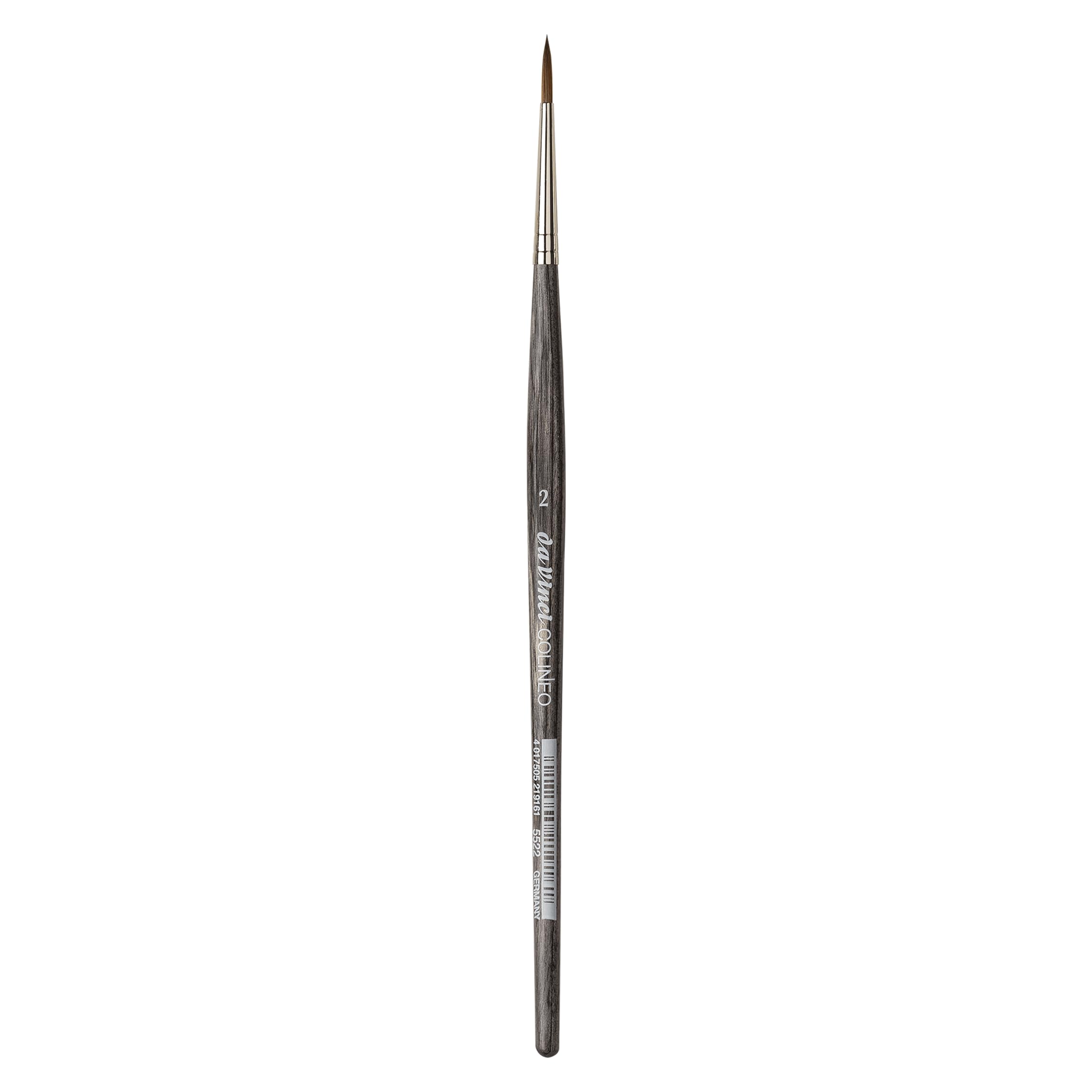 da Vinci, COLINEO Short Handle, Watercolour Brush, Synthetic Fibres, Artist's Brush, Watercolour Painting, Liquid Acrylic Paints, Made in Germany, Round, Size 2