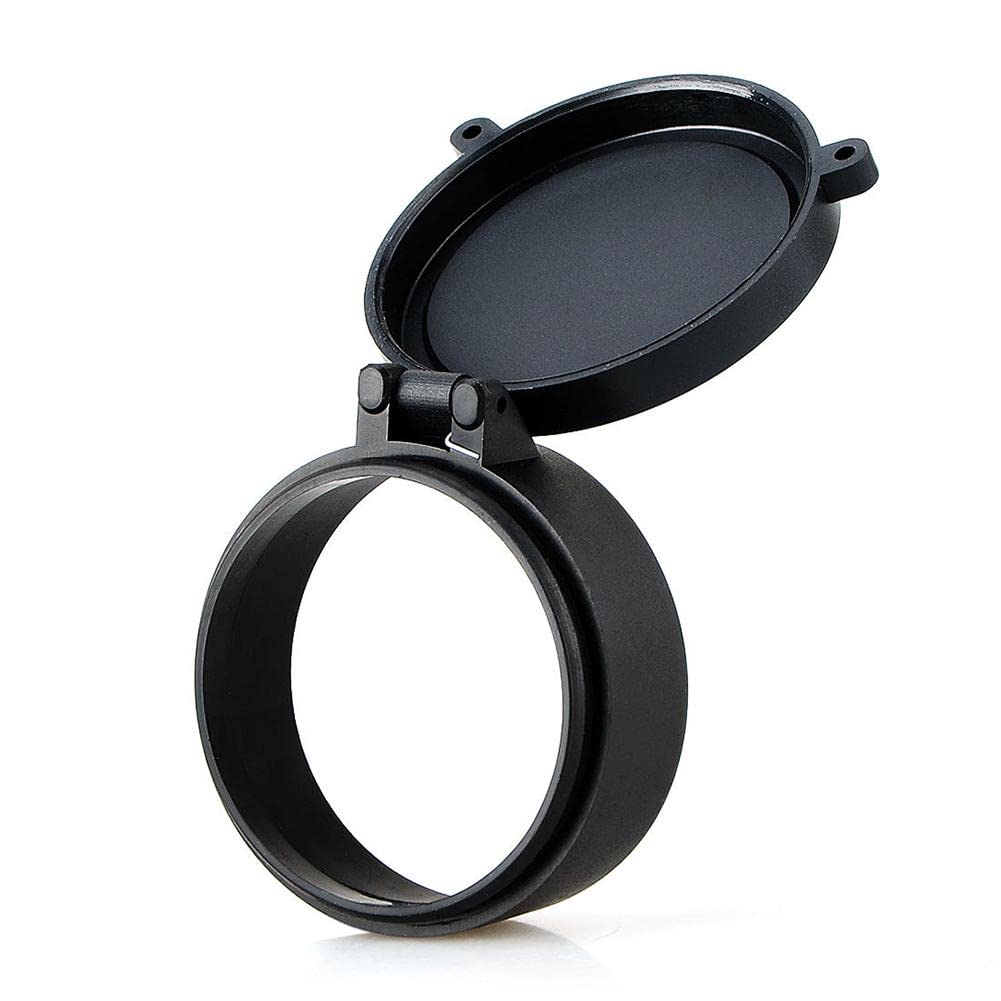 Sloyca 59Mm 1Pc Rifle-Scope Cover Protection 25.5Mm-64Mm Lens Cover Flip Up Quick Spring Cap Objective Lense Lid Hunting Scope Caliber (Color : )