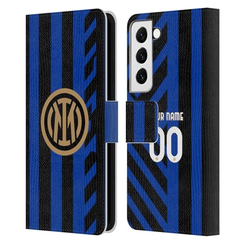 Coque Inter Milan Samsung Galaxy S22 housse cuir portefeuille étui personnalisé maillot 2025