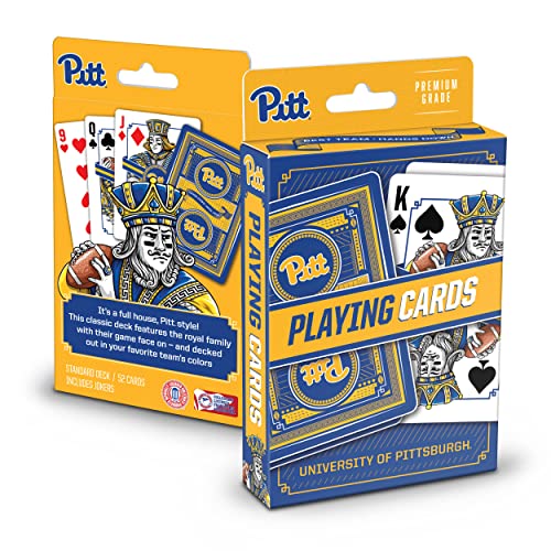 Image of YouTheFan NCAA Officially-Licensed Playing Cards - Original Artwork on All face Cards and Jokers - Team's Official Colors - Quality Linen Texture - Designed in The USA