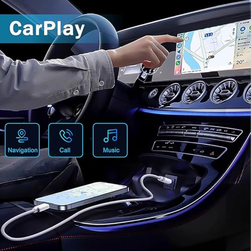 IPhone 17/16/16E/15 Woven Charger Cable, USB A to USB C Charging Lead for IPhone 17/16 Pro Max,15/16 Plus,17 Air, iPad,AirPods 4/Pro 2/3,Google Pixel 9/8 Auto Android Wire,Car CarPlay Accessories Cord