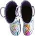 Western Chief Kids Waterproof Disney Character Rain Boots with Easy on Handles, Frozen Anna and Elsa, 7 M US Toddler