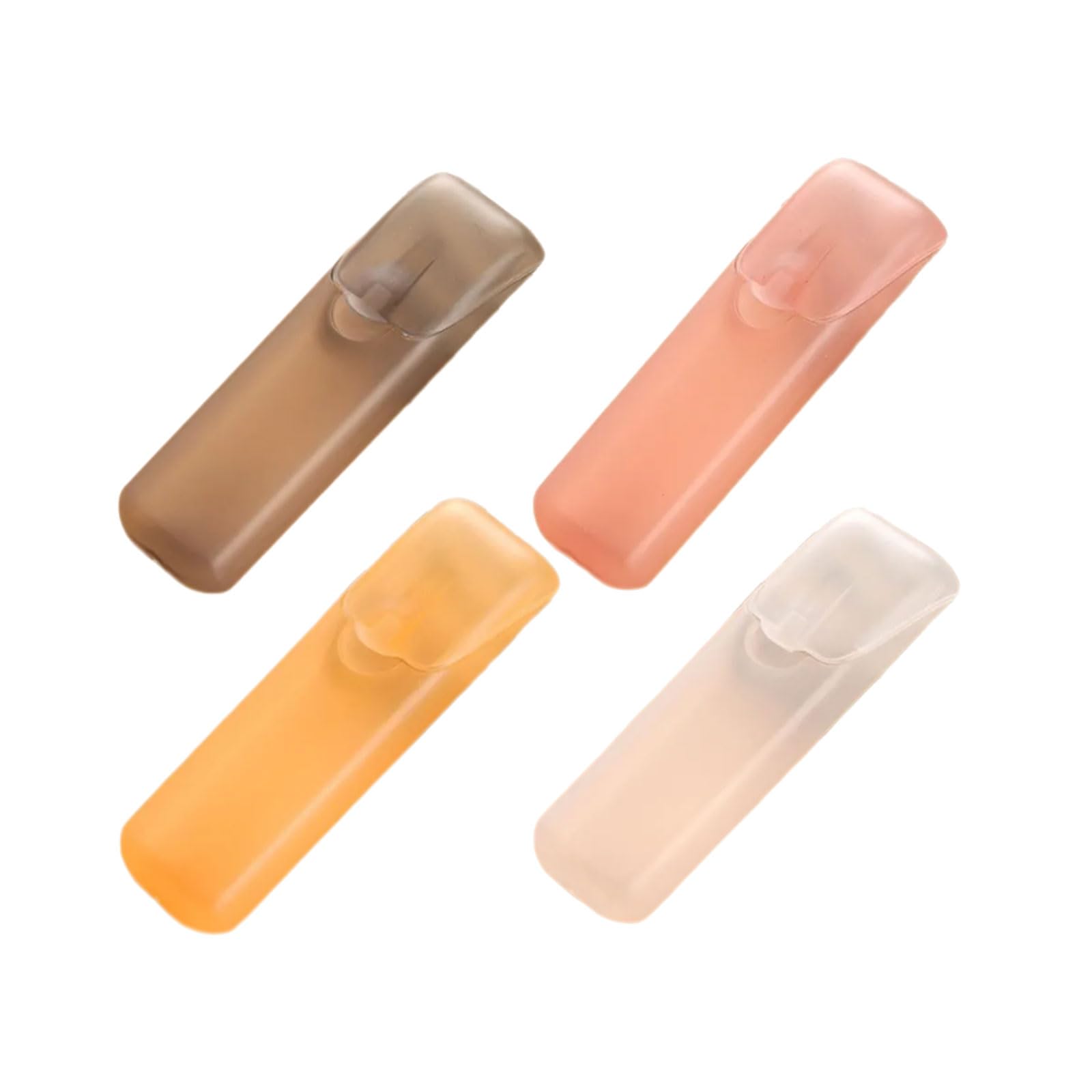 Maxtonser 4 Pack Small Case for Storing Various Objects Ear Picks and Cotton Swabs Ensures Hygienes Portable for Daily Use
