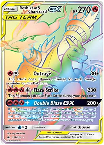 ポケモンカードゲーム Reshiram & Charizard GX TAG TEAM Reshiram & Charizard GX - SM - Unbroken Bonds - Pokemon