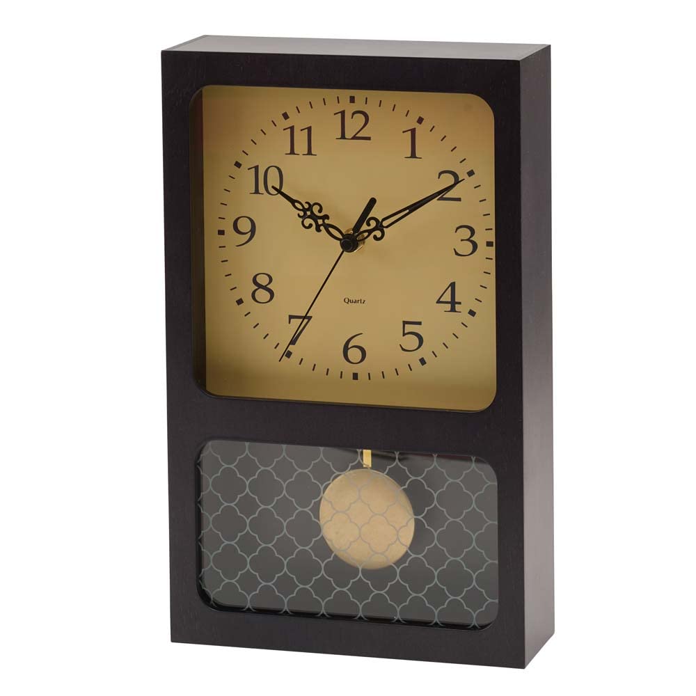 Amazon.co.jp: イシグロ PENDULUM CLOCK BLACK 31261 : ホーム