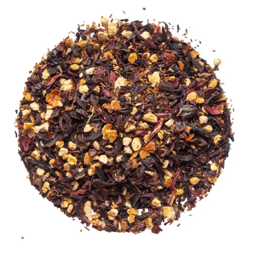 Image of Organic Positively Tea Company, Passion Berry Punch Herbal Tea, Loose Leaf, 16 Ounce