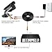 WILDHD BNC Cable 4x100FT, All-in-One Siamese Video and Power Security Camera Wire, Camera Cable for All Max 5MP HD CCTV DVR Surveillance System (100FT 4PACK, Black)