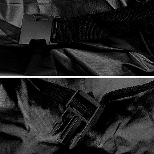 Titan Jet Black Poly 210T Car Cover For Sedans 186-202". Waterproof, Uv Protection, Scratch Resistant, Driver-Side Zippered Opening. Fits Camry, Accord And More. #TOP6