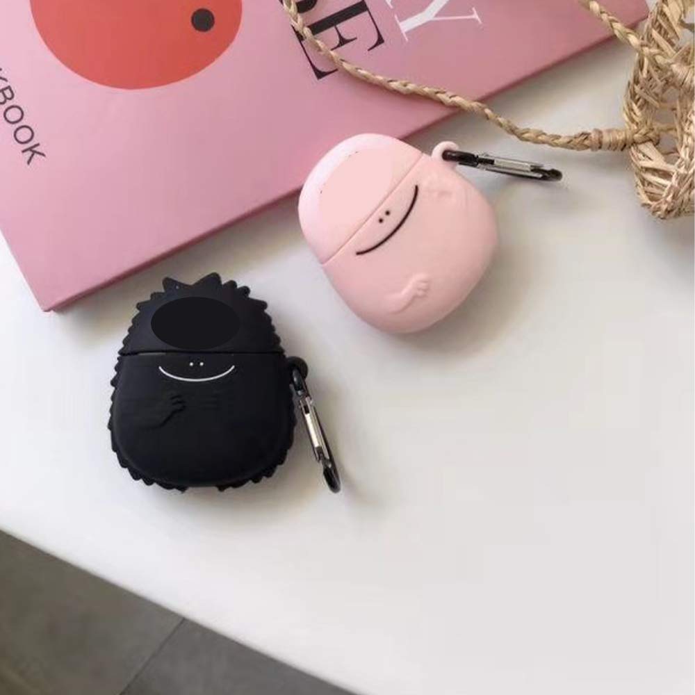 AirPods Pro ケース カバー　シリコン　ピンク　カラビナ付き KeyBudz AirPods Pro 3 / AirPods 4 シリコンケース Elevate