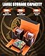 Azyvum Commander Deck Box, Kartenspielbox mit Sichtfenster, 2 Abnehmbare MTG-Deckboxen, Stark Magnetisches, Kartenbox mit Würfelfach für 200+ Karten