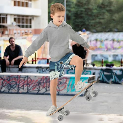 Youth Boys Summer Shorts Astronaut Moon Space Summer Athletic Shorts Cool Shorts Pants Kids 7-84