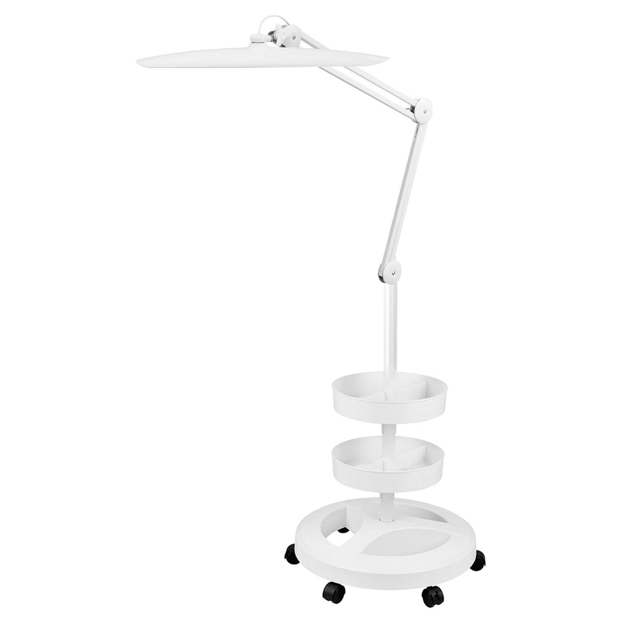 SEMPLIX LED Arbeitsleuchte weiß 182LED's | 4fach dimmbar, Tageslicht