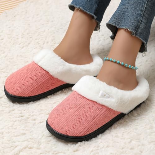 Image of DRUNKEN Slippers For Women Winter Sandals Casual Flats Home Footwear Man Girls Sliders Flip Flops Chappals Ladies Clogs Sleeper Slides Stylish Ortho Soft