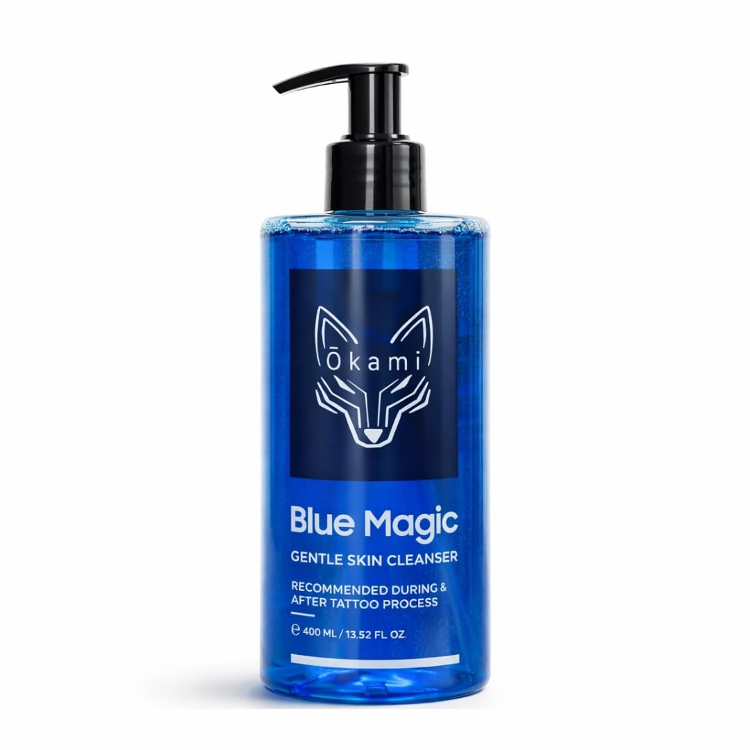 ARROWHEAD Blue Magic Tattoo Soap – Gentle Skin Cleanser for Prep, Ink Removal, Aftercare with Antiseptic Care (400 ml Concentrate Solution)-image-11