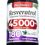 FITO MEDIC'S Lab | Resveratrol | Resveratrol Supplements | Resveratrol Capsules 450 mg 100:1 per 3-Capsule Serving | 180 Caps