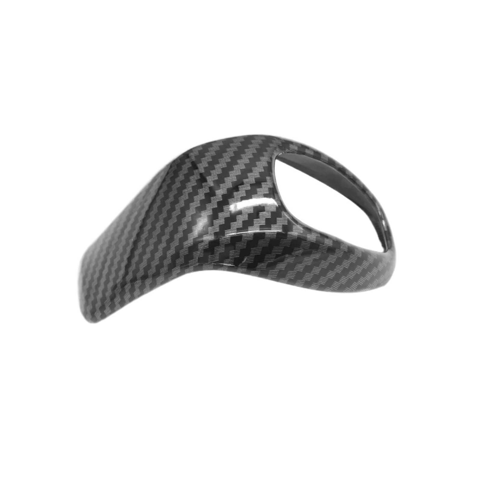 Tusgt Black Gear Shifter Knob Head For Bmw For X1 F48 2 Series F46 2015-2018 Real Carbon Fiber Car Gear Shift Head Cover Trim Accessories