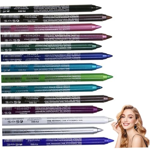 Set de 14 Lápices de Delineador Glitter Impermeable miniatura 5