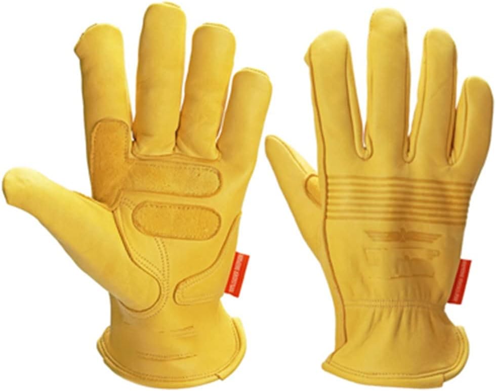 [きすけい] JSEIAJB 安全手袋 作業用ハンドタイプ手袋 保護溶接 庭釣り用手袋 革作業用手袋