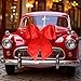 Datanly 30 Inch Giant Car Bow Big Silk Bow for Gift Decor Extra Large Bow with Non Scratch Magnet for Door Car Red Bows for Happy Birthday Sweet Party Wedding Reception