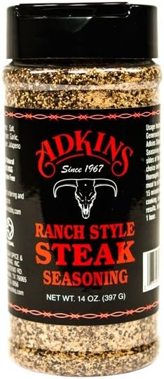 Adkins Ranch Style Steak Seasoning - 25 lb Bulk All Natural