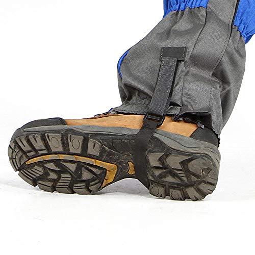 DECDEAL 2pcs exterior impermeável resistente caminhadas curta escalada neve perna polainas