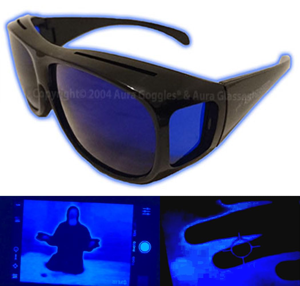 OFFICIAL DICYANIN® PRO AURA GLASSES® - See Auras Paranormal Metaphysical Energy Crystal Meditation Ghost Hunting Prana UV Torch Tarot Cards Reiki