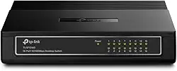 Switch de mesa de 16-Portas 10/100Mbps, TL-SF1016D, Black
